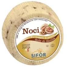 Сыр Sifor Пекорино Noci овечий с грецким орехом 47% 1 кг (2289693007901): Вес нетто 1 кг