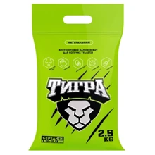 Наполнитель бентонитовый Тигра для кошачьих туалетов 2.5 кг зеленый (5205): Вид Глиняный
