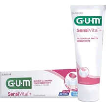 GUM Sensivital+ Зубная паста 75 ml: Назначение Чувствительные зубы, Очищение