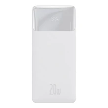 Внешний аккумулятор Baseus Power Bank 20000mAh Bipow Display 20W White (PPDML-M02): Количество USB 3