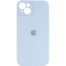 Чехол для iPhone Mobile Case Silicone Case Full Camera Protective Sweet Blue for iPhone 15: Цвет голубой