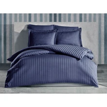 Комплект постельного белья SoundSleep Stripe Graphite графит страйп-сатин двуспальный (93691611): Материал страйп-сатин