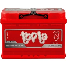 Topla 75 Ah/12V Energy Euro (0) 750A(EN): Ємність, Ач 75