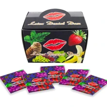 Набор латексных салфеток Trust Latex Dental Dams Grape 100 шт: Тип Ароматизированные