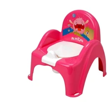 Горшок - стульчик Tega Baby Монстрики музыкальный розовый PO-027-127: Цвет розовый