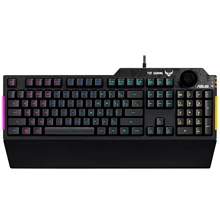 Клавиатура ASUS TUF Gaming K1 USB Black Ru (90MP01X0-BKRA00): Подключение проводное