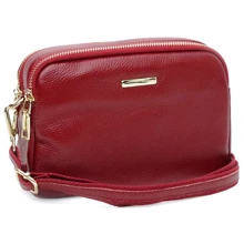 Женская сумка кросс боди Borsa Leather красная (K11906r-red): Пол Женский