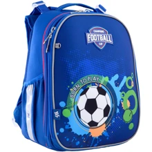 Рюкзак школьный, каркасный YES H-25 "Born To Play" (556183): Возрастная группа от 6 до 10 лет