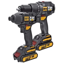 Набор из ударной бесщеточной дрели-шуруповерта CAT DX12 + ударный гайковерт CAT DX71: Производитель Caterpillar