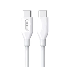 Кабель XO Cable USB-C to USB-C PD 40W 1m White (NB124): Тип USB-C - USB-C