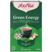 Чай Yogi Tea Green Energy травяной и зеленый органический пакетированный 30.6 г (4012824401969): undefined undefined
