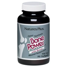 Natures Plus Bone Power 90 caps Кальцій з бором для міцних кісток: Тип кальцій