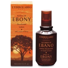 L'Erbolario Notes Of Ebony Deodorant Lotion Лосьон-дезодорант Чёрное дерево 100 ml: Назначение От запаха, Ароматизация