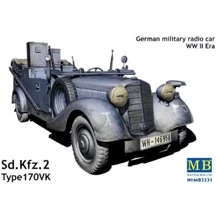 Модель Master Box Авто з радіозв'язком Kfz.2 Type 170 VK (MB3531): Виробник Master Box