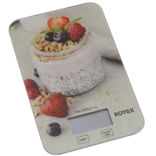 Ваги кухонні Rotex RSK14-P Yogurt: Тип конструкції з плоскою плaтформой