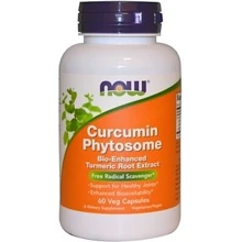 NOW Foods Curcumin Phytosome 500 mg 60 veg caps Фітосоми куркумина: Тип Куркума (Куркумін)