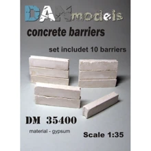 Бетонные заграждения DAN models набор для блокпоста,10шт.: Производитель DAN models