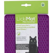 Коврик для медленного питания кошек LickiMat CAT MINI SOOTHER PURPLE (9349785007646): Тип Лизательные коврики