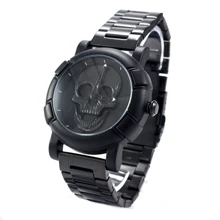 Наручний годинник Skmei 9178 Skull Black: Стиль класичний