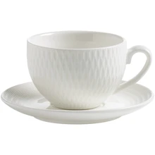 Чашка з блюдцем Maxwell & Williams Diamond Round порцелянова 90 мл (DV0029): Тип Чашка c блюдцем