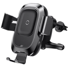 Держатель Baseus Car Holder Wireless Charger Air Vent Black (WXZN-01): Производитель Baseus