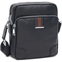 Мужская сумка через плечо Ricco Grande черная (K16615B-black): Пол Мужской
