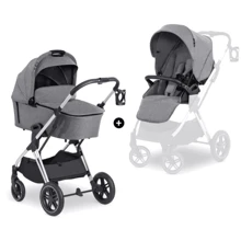 Универсальная коляска 2 в 1 Hauck Vision X Set Silver Melange Grey (16525-6): Тип коляски Универсальная коляска (2-в-1)