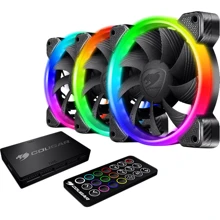 Кулер Cougar VORTEX RGB HPB 120 Cooling Kit (CF-V12SET-RGB): Уровень шума, dB 26