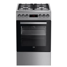 Плита комбинированная Beko FSET52324DXDS: Тип варочной поверхности газовая