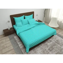 Комплект постільної білизни SoundSleep ZigZag бязь полуторний (93258067): Матеріал бязь