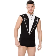 Рольовий костюм SoftLine - Shirt and Shorts 4604, M/L (black): Для кого Для чоловіків