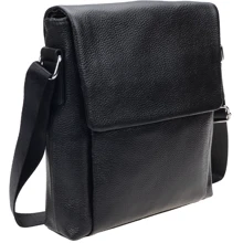 Чоловіча сумка планшет Borsa Leather чорна (1t9168-black): Стать Чоловік