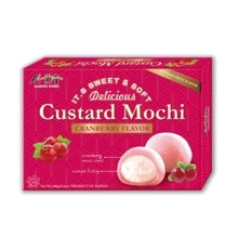 Десерт рисовый Bamboo House Mochi с кремом со вкусом клюквы 180 г (4710623834895): Вес нетто 180 г