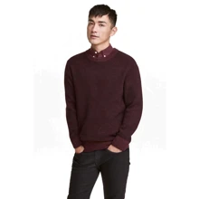 Джемпер H&M 4299684 48 бордовый: Вид Джемперы