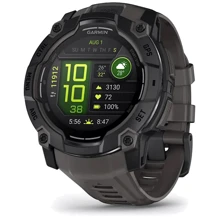 Смарт-годинник Garmin Instinct 3 AMOLED 50mm Black with Charcoal Band (010-03020-00): Дисплей 1.3" AMOLED (416x416)