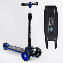 Самокат Best Scooter синий (22107): Количество колес 4