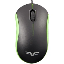 Мышь Frime FM-010 Black/Green: Интерфейс подключения USB
