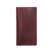 Женский кошелек DNK Leather бордовый (DNK Big Purse col.L): Пол Женский