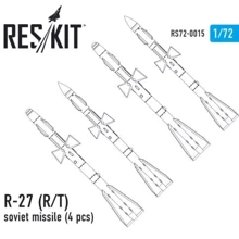 Набор вооружений RESKIT Ракета R-27Р/T, 4 шт. RS72-0015: Производитель RESKIT