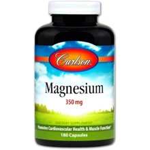 Carlson Labs Chelated Magnesium 180 Tabs Магний: Тип Магний