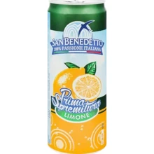 Упаковка сокосодержащего газированного напитка San Benedetto Prima Spremitura Limone 24х0.33 л (8001620015124_24): Объем, л 7.92