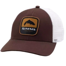 Мужская бейсболка Simms Trout Patch Trucker Bark коричневая (12227-205-00): Производитель Simms