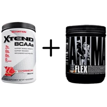 Аминокислота для спорта Scivation Xtend BCAAs 384 g /30 servings/ Watermelon+Universal Nutrition Animal Flex Powder 89.04 g / Orange: Вкус Арбуз