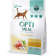 Сухой корм Optimeal Adult Cats для кошек со вкусом курицы 0.2 кг (4820215360180): Тип Сухой корм