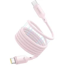 Кабель Baseus Cable USB-C to USB-C PicoGo Magnetic Liquid Silicone 240W 1m Pink (P10376800411-00): Тип USB-C - USB-C