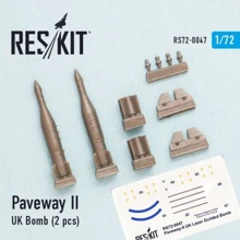 Набор вооружений RESKIT Управляемая авиационная бомба Paveway-II (UK), 2 шт. RS72-0047: Производитель RESKIT