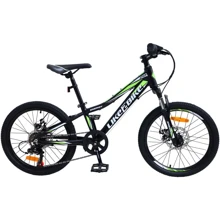 Велосипед подростковый 2-х колёсный 20" A212001 (RL7T) LIKE2BIKE Energy, цвет черный матовый: Диаметр колес, дюймов 20