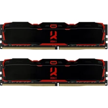 GOODRAM 16 GB (2x8GB) DDR4 2666 MHz IRDM X Black (IR-X2666D464L16S/16GDC): Тип DDR4