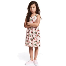 Платье H&M 4340365 122-128 см розовое: Тип Платья