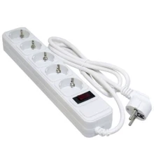 Сетевой фильтр Patron 3m (SP-1053W), 5 розеток White (EXT-PN-SP-1053W): Количество розеток, шт 5